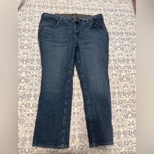 😱Lee Women's Dark Blue Straight Leg Jeans